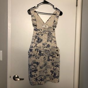 American Apparel Toile de LA Denim Overall Dress